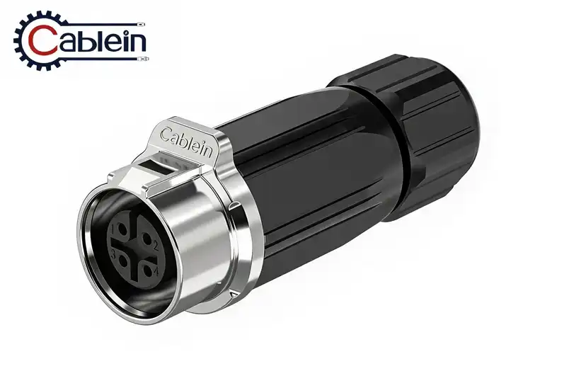 LP12 4-Pin All-Metal Circular Plug